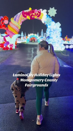 LuminoCity Holiday Lights Festival. 📍Montgomery County Fairgrounds, Gaithersburg MD! #luminocity #luminocityfestival #lumi #montgomerycountyfairgrounds #gaithersburgmd #christmaslights @LuminoCity Festival