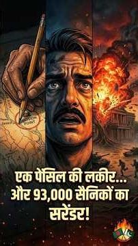 93,000 Soldiers Surrender 😱 | 1971 India Pakistan War | Pencil Strike Story