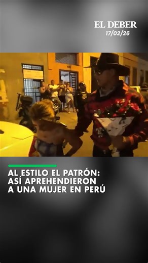 Efectivos de la Policía Nacional del Perú ejecutaron en Trujillo un operativo particular para capturar a una presunta vendedora de dr@g4, aprovechando el Día de San Valentín, el pasado 14 de febrero. Un agente encubierto, disfrazado del Patrón, un personaje que regala flores, le pidió que abriera la puerta haciéndole creer que recibía un obsequio. Al abrir, fue intervenida y detenida por los efectivos policiales. 📌Manténgase informado en www.eldeber.com.bo #ElDeber #Perú #Policía #Operativo #In