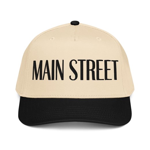 Main Street Embroidered Hat - 5 Panel Cap - Etsy