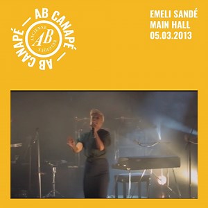 4.3K views · 73 reactions | With heaps of charisma, unparalleled melodies, and a crystal clear voice, Britain’s Emeli Sandé sang the stars from the AB’s ceiling in 2013. Unanimously described by the press as one of the best concerts of the year. Tonight on our Canapé! FULL SHOW: https://www.youtube.com/watch?v=qb5ZlQUpMI0 | AB - Ancienne Belgique | Facebook