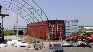 40ft Container Canopy C2040 Shipping Container Roof Shelter