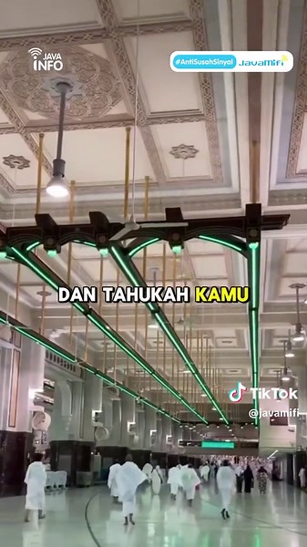 Fungsi Lampu Hijau Saat Tawaf di Ka'bah
