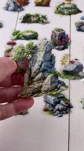 Forest Theme Sticker Pack, 25 Woodland Die Cut Nature Inspired PET Stickers, Animals, Rocks, Tree Stumps, Signs, Transparent Border 1.5-2.5" - Etsy