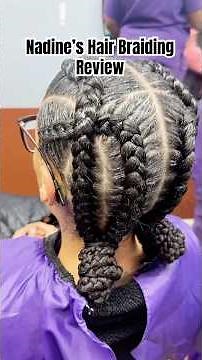 Nadine’s Hair Braiding Review | 5AM Braiding Service! Worth It? #dmvhairstylist #maryland #braids