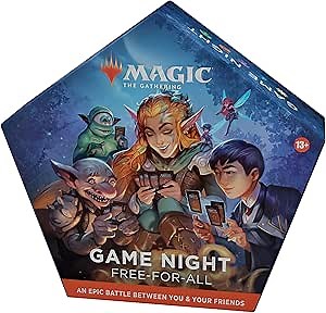 Magic The Gathering Magic: The Gathering Game Night: Free-for-All 2022 | Learn to Play with Decks for 2–5 Players Multicoloured