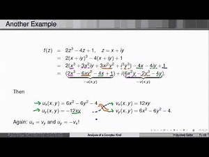 Week3Lecture2: The Cauchy-Riemann equations