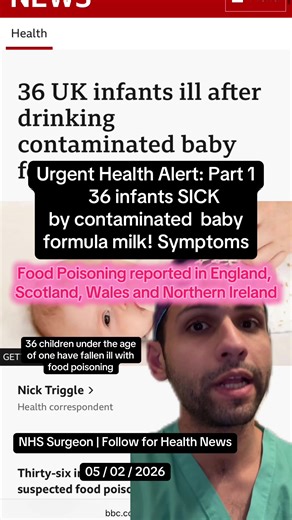 Urgent Health Alert: 36 Infants Sick From Contaminated Formula