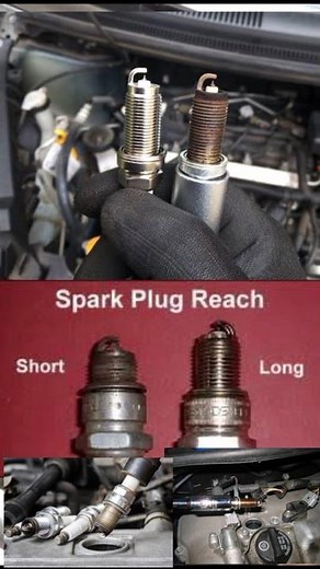 How to check spark plugs reach long and short #sparkplug #toyota