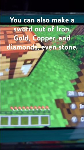 How to make a Minecraft sword for beginners