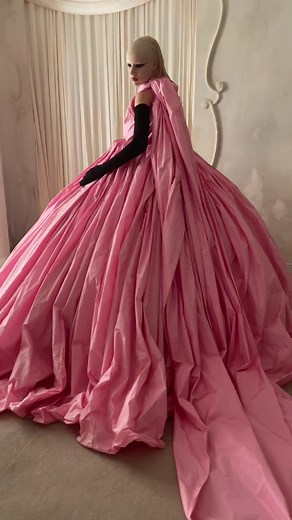 Extraterrestrial Encounter at Balenciaga's Haute Couture Salon