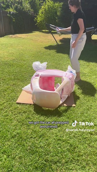 Cozy Coupe Makeover Part 2 for First Birthday | DIY Birthday Gifts