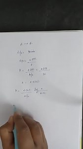 For the first order reaction \mathrm{A} \rightarrow \mathrm{B},... | Filo