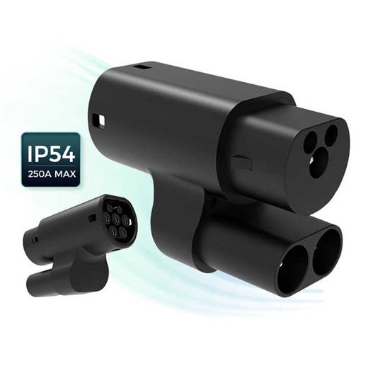 Fast Charger Accessories CCS2 to Tesla Type 2 Charging Adapter DC AC Converter Ev Charger Adapter