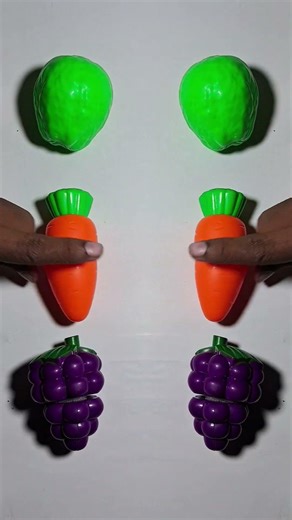 Fruit Magic ASMR 🍇 #fruits #fruitasmr #cuttingart #satisfying