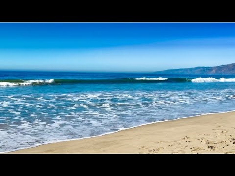 Relaxing Ocean Music for Stress Relief, Wave Sounds White Noise, Natural Coastal Symphony, Seabirds
