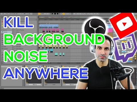 Remove BACKGROUND NOISE (video or stream)