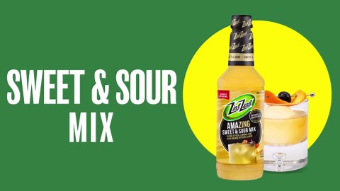 Zing Zang Sweet and Sour Mix, Amazing Non-Alcoholic Cocktail Mixer, 32 Fl Oz Bottle (Pack of 1)