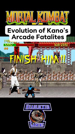 26K views · 601 reactions | Kano's Arcade Fatalites in Mortal Kombat Games: MK1 and UMK3 Arcade #mk #mk30 #mortalkombat #arcade #videogames #reels2023 | Headlocked Gaming | Facebook