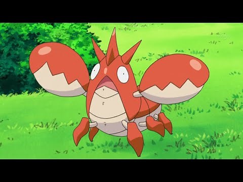 All Ash's Corphish moves