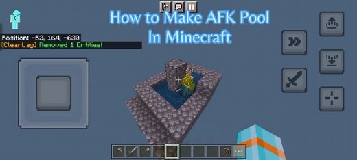 𝐌𝐢𝐧𝐞𝐜𝐫𝐚𝐟𝐭 | 𝐇𝐨𝐰 𝐓𝐨 𝐌𝐚𝐤𝐞 𝐀𝐅𝐊 𝐏𝐨𝐨𝐥 #minecraft #tutorial #afkpool