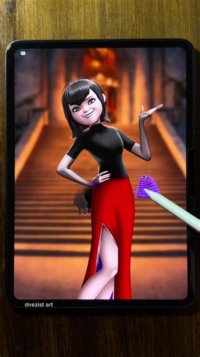 Mavis’s transformation 🦇❤️ #hoteltransylvania #art | art