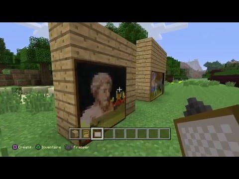 MINECRAFT tuto porte cachée dans un tableau
