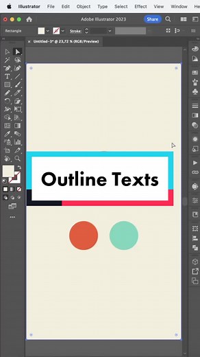 How to Add Outline to Texts in Illustrator | Tutorial
