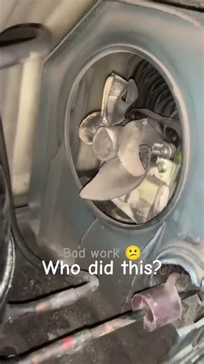 Fridge Fan Damaged| lazy Technician| #fridge #acrepair