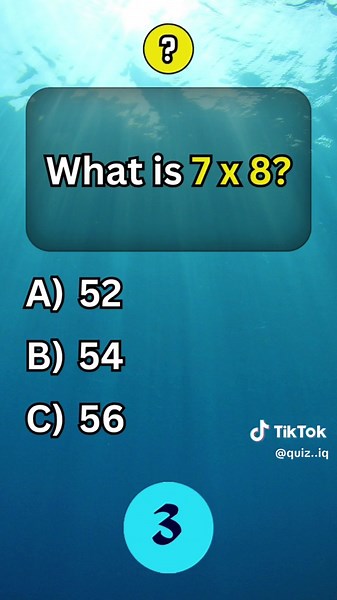 Easy Math Quiz - Comment Your Score! | #knowledge #quiz #trivia #quiztime