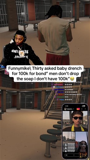 “Ooooohh Bihh you in jail what you did”😂😂😂#fypシ゚viral #funnymike #funnyvideo #fypシ