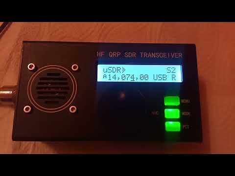 🎁🎁 Usdx uSDR 8-band ssb/CW qrp transceiver + Contacts. 🎁🎁 Part 2📡