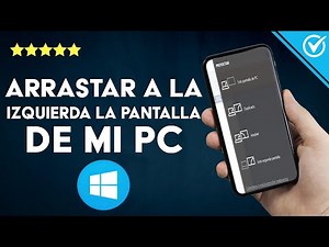 ¿Cómo ajustar, mover o arrastrar hacia la izquierda la PANTALLA de mi PC?