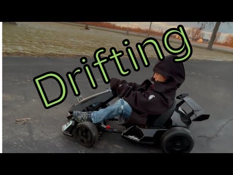 Drifting in my new Jetson Go-kart! #jetson #christmas #electric #fun