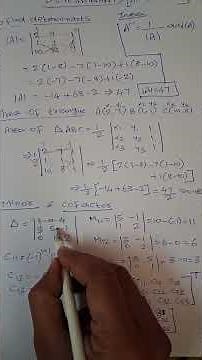Determinants (All Concepts & Formulas) | Class 12 Maths NCERT