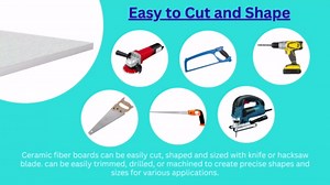 Ceramic Fiber Board - 1" Thick x 23.6" x 35.4" - 2300F Rated - Pack of 1 - Fireproof Board - Ceramic Insulation Baffle Board for Stove, Fireplace, Pizza Oven, Forge, Furnace, Kiln, Boiler