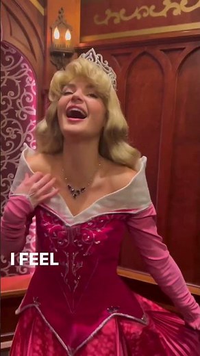 Aurora has the cutest outfit for Princess Night