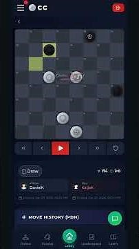 KatjaK vs DanielK 1+0 - Double Coronation! | CheckersClub.com