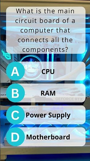 CompTIA A+ Study | What Connects All Parts of a Computer?