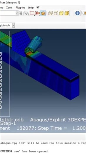 Orthogonal cutting using abaqus