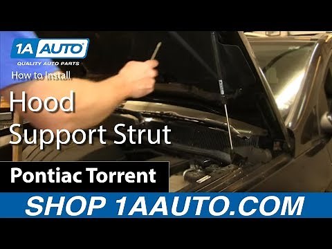 How to Replace Hood Lift Support 06-2009 Pontiac Torrent