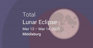 March 14, 2025 Total Lunar Eclipse in Middleburg, Florida, USA