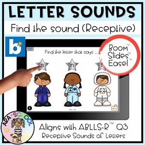Letter Identification and Sounds Activities | FIND THE SOUND | No-prep digital