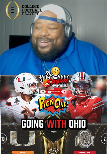 Roze and Abe predict Miami vs Ohio State in the CFB playoffs. #miamifootball #ohiostatefootball #cfb @abefromdet @Rozé