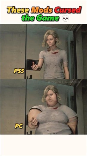 These Mods Cursed the Game 💀 #residentevil #gaming #pc #ps5 #memes #funny