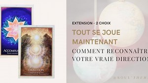 Extension 2 choix : Tout se joue maintenant ! Comment reconnaitre votre VRAIE direction