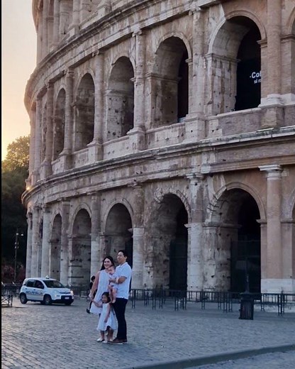 The Colosseum without the crowds. A tour of morning Rome #Rome