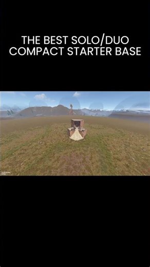 THE BEST SOLO DUO COMPACT STARTER BASE #rust #rustbasedesign #rustgame #rustbase #rustconsole