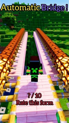 Automatic Bridge || Minecraft || Noob To Pro || ‪@NoobToPro70‬