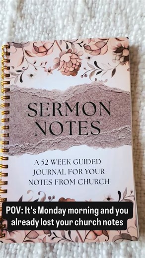 || Colleen Arrigo || Bible Study and Journaling || on Instagram: "🤎No more church notes crumpled in your pocket, Bible, or the floor of your car! A while back, I started re-writing my church notes at home in the same notebook every time and LOVED having them all in one spot. So, I made one for all the other visual learners like Me!! I could not be more excited to show these to all of you! I have been working hard on this journal and tweaking it to make it perfect to fit my vision. I wanted a jo